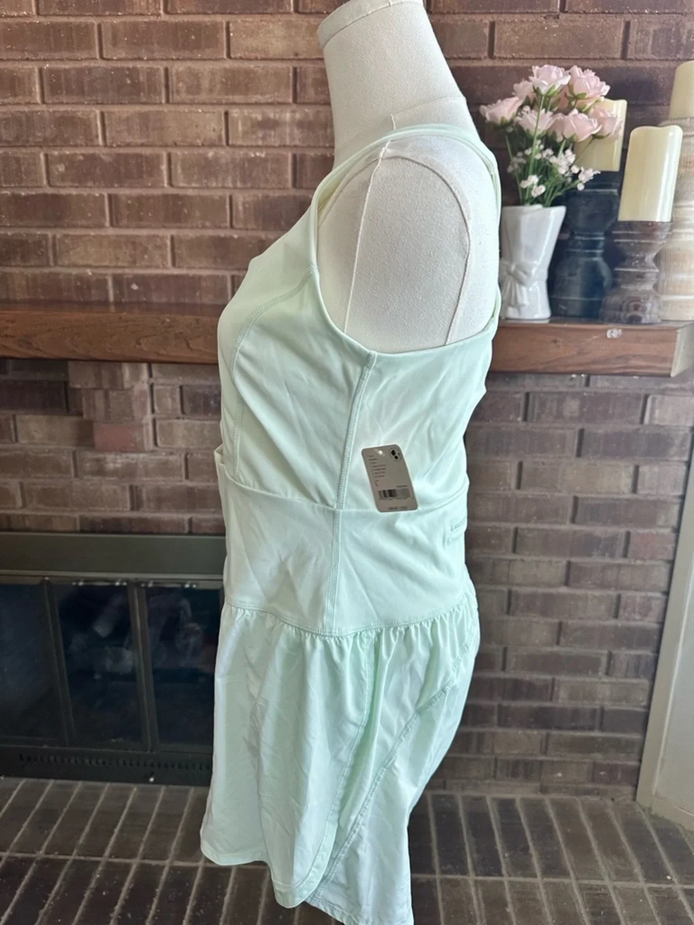 Free People Movement Righteous Run Romper L NWT Aqua Glass Athletic Pastel